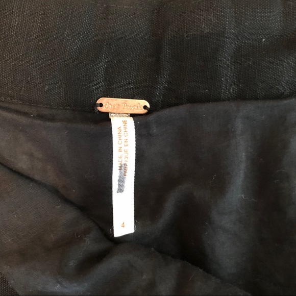 NWT Free People Alexus Black Mini Skirt - Picture 9 of 9